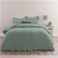 Alston Waffle Polycotton Duvet Cover and Pillowcase Set