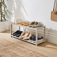 Ainsley 2 Tier Stone Shoe Rack