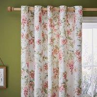 Wisteria Trail Polycotton Blackout Eyelet Curtains