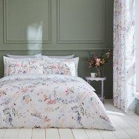 Esther Floral Polycotton Duvet Cover & Pillowcase Set