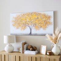 Autumn Leaves Hand Finished Textured Canvas