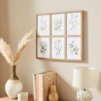 Tiled Flowers Framed Print