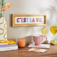 C'est La Vie Framed Wall Art