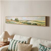 Rolling Hills Hand Finished Framed Canvas