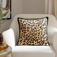 Leopard Print Square Cushion Cover