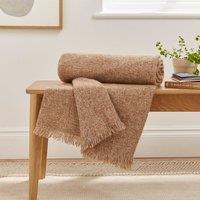 Marl Mohair Throw Blanket 130cm x 180cm
