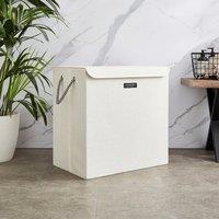 Industrial Double Compartment Foldable Laundry Hamper