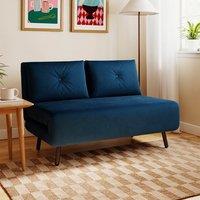 Phoebe Velvet Small Double Sofa Bed