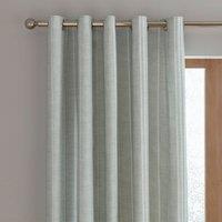 Harley Stripe Polycotton Blackout Eyelet Curtains