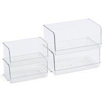 Pack of 4 Cosmetic Storage Organisers