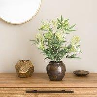 Artificial Floral Arrangement in Ceramic Vase