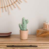 Artificial Cereus Cactus in Terracotta Plant Pot