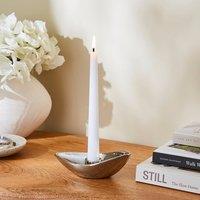 Hotel Chrome Taper Candlestick Holder