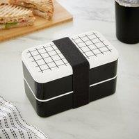 Monochrome 2 Layer Lunch Box