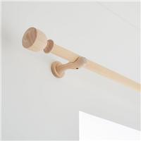 Tulip Urn Wood Curtain Pole