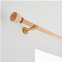 Tulip Urn Wood Curtain Pole