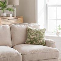 Wisteria Gold Embroidered Square Cushion