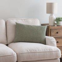 Chenille Striped Rectangular Cushion Cover