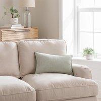 Velour Contrast Piped Rectangular Cushion