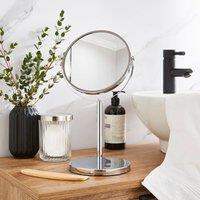 Round Freestanding Pedestal Mirror