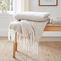 Faux Mohair Throw Blanket 130cm x 180cm