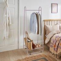 Clothes Rail with Built in Storage Shelf