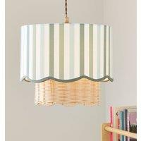 Stripe Scallop Easy Fit Lamp Shade