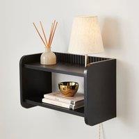 Georgi Ribbed Shelved Wall Light