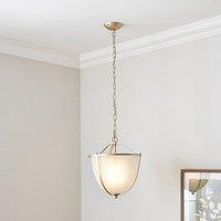 Shelby Ribbed Frosted Pendant Light
