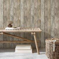 Rustic Wood Panel Wallpaper