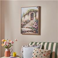 Floral Steps Canvas