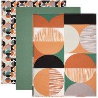 Mid Century Set of 3 Tea Towels