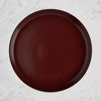Montreal Burgundy Dinner Plate