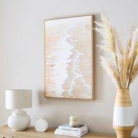Morning Waves Hand Painted Framed Canvas