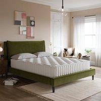 Skylar Velvet Pillow Back Bed Frame