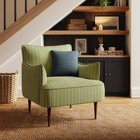 Rylee Brushed Pinstripe Occasional Armchair