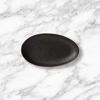 Medium Black Stoneware Serving Platter