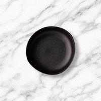 Round Medium Black Stoneware Serving Bowl
