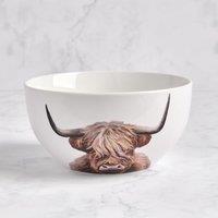 Highland Cow Cereal Bowl