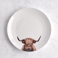 Highland Cow Dinner Plate