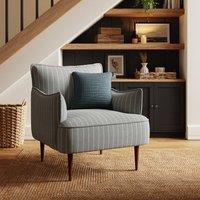 Rylee Brushed Pinstripe Occasional Armchair
