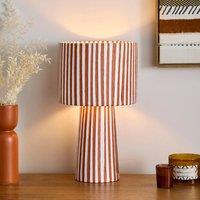 Suzie Striped Woven Table Lamp