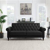 Greta Faux Leather 3 Seater Sofa