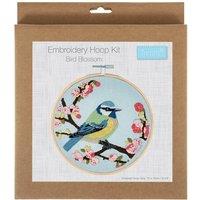 Bird Blossom Embroidery Hoop Kit