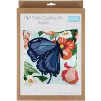 Butterfly Half Stitch Cushion Kit