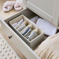 Coastal Stripe 4 Part Organiser