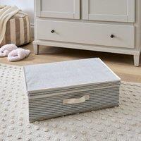 Coastal Stripe Fabric Box