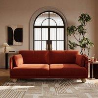 Armitage Chenille 3 Seater Sofa with Ball Feet
