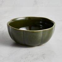 Pumpkin Stoneware Dip Bowl