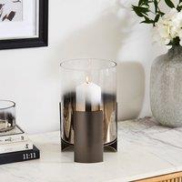 Luxe Glass Hurricane Candle Holder